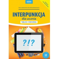 Produkt oferowany przez sklep:  Interpunkcja dla ucznia. Tablice i ćwiczenia