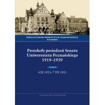 Produkt oferowany przez sklep:  Protokoły posiedzeń Senatu Uniwersytetu Poznańskiego 1919-1939. Tom II