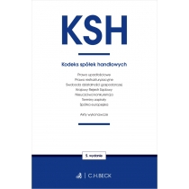Produkt oferowany przez sklep:  KSH Kodeks spółek handlowych oraz ustawy towarzyszące