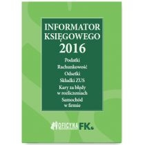 Produkt oferowany przez sklep:  Informator księgowego 2016