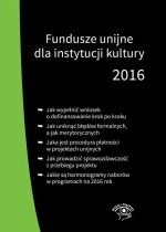 Produkt oferowany przez sklep:  Fundusze unijne i krajowe dla kultury 2016