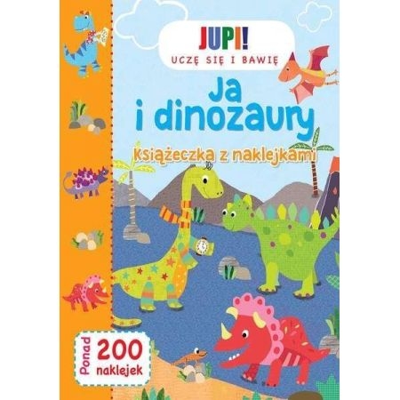 Produkt oferowany przez sklep:  Książeczka z naklejkami - Ja i dinozaury