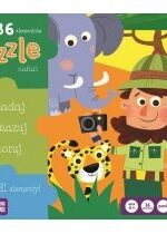 Produkt oferowany przez sklep:  Puzzle 36 el. Safari Zielona Sowa