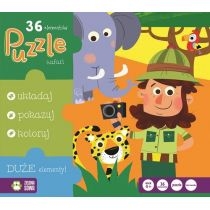 Produkt oferowany przez sklep:  Puzzle 36 el. Safari Zielona Sowa