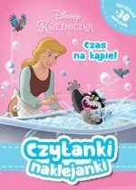 Produkt oferowany przez sklep:  Czytanki naklejanki. Disney Księżniczki. Czas na kąpiel