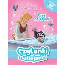 Produkt oferowany przez sklep:  Czytanki naklejanki. Disney Księżniczki. Czas na kąpiel