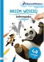 Produkt oferowany przez sklep:  Dream Works. Razem weselej. Kolorowanka z naklejkami