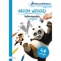 Produkt oferowany przez sklep:  Dream Works. Razem weselej. Kolorowanka z naklejkami