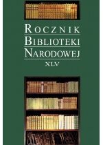 Produkt oferowany przez sklep:  Rocznik Biblioteki Narodowej XLV
