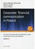 Produkt oferowany przez sklep:  Corporate financial communication in Poland