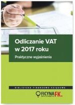 Produkt oferowany przez sklep:  Odliczanie VAT w 2017 roku