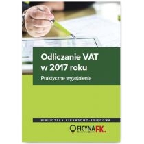 Produkt oferowany przez sklep:  Odliczanie VAT w 2017 roku