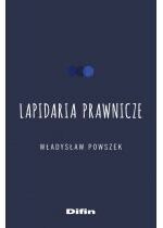 Produkt oferowany przez sklep:  Lapidaria prawnicze