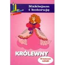 Produkt oferowany przez sklep:  Naklejam i koloruję - Królewny