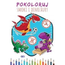 Produkt oferowany przez sklep:  Pokoloruj smoki i dinozaury