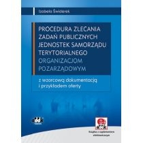 Produkt oferowany przez sklep:  Procedura zlecania zadań publicznych jednostek samorządu terytorialnego organizacjom pozarządowym z płytą CD