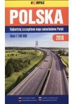 Produkt oferowany przez sklep:  Polska. Mapa samochodowa 1:700 000