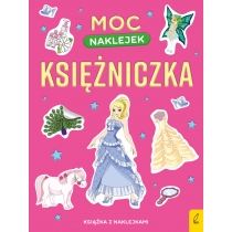 Produkt oferowany przez sklep:  Książka Moc naklejek. Księżniczka