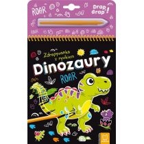 Produkt oferowany przez sklep:  Dinozaury. Zdrapywanka z rysikiem