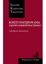 Produkt oferowany przez sklep:  Koszty postępowania sądowoadministracyjnego