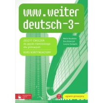 Produkt oferowany przez sklep:  www.weiter deutsch 3. Materiały ćwiczeniowe do języka niemieckiego. Gimnazjum