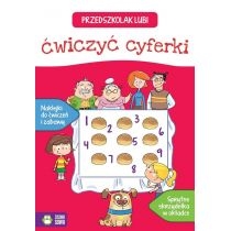 Produkt oferowany przez sklep:  Książka Przedszkolak lubi cyferki