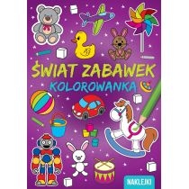 Produkt oferowany przez sklep:  KOLOROWANKA A4 Świat zabawek