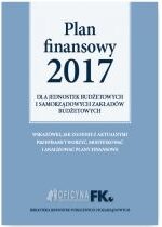 Produkt oferowany przez sklep:  Plan Finansowy 2017 dla jednostek budżetowych i samorządowych zakładów budżetowych