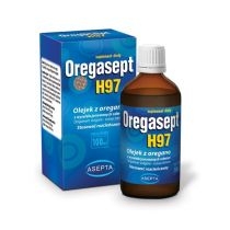 Produkt oferowany przez sklep:  Asepta Oregasept H97 Olejek z oregano - suplement diety 100 ml