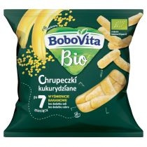Produkt oferowany przez sklep:  BoboVita Chrupeczki kukurydziane wyśmienicie bananowe po 7 miesiącu 20 g Bio