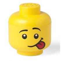 Produkt oferowany przez sklep:  Akcesoria LEGO Pojemnik do przechowywania Mała Głowa - Chłopiec z językiem