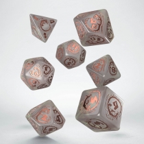 Produkt oferowany przez sklep:  Q-Workshop Komplet kości: Dragons Dice Set - Quartz