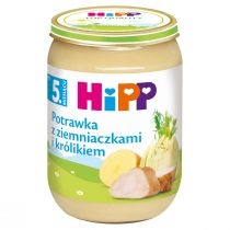 Produkt oferowany przez sklep:  Hipp Potrawka z ziemniaczkami i królikiem po 5. miesiącu 190 g