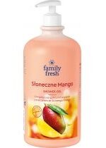 Produkt oferowany przez sklep:  Family Fresh Słoneczne Mango energetyzujący żel pod prysznic z pompką 1 l