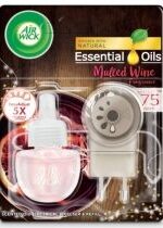 Produkt oferowany przez sklep:  Air Wick Essential Oils elektryczny odświeżacz powietrza i wkład Grzane Wino 19 ml