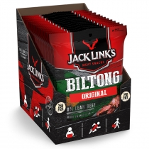 Produkt oferowany przez sklep:  Jack Links Suszona wołowina protein Biltong Original Zestaw 10 x 25 g
