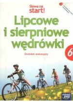 Produkt oferowany przez sklep:  Słowa Na Start 6 Lipcowe I Sierpniowe Wędrówki Dodatek Wakacyjny Derlukiewicz Marlena