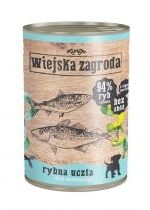 Produkt oferowany przez sklep:  Wiejska Zagroda Karma mokra dla szczeniąt rybna uczta 400 g