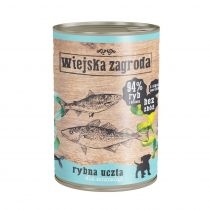 Produkt oferowany przez sklep:  Wiejska Zagroda Karma mokra dla szczeniąt rybna uczta 400 g