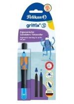 Produkt oferowany przez sklep:  Pelikan Pióro kulkowe Griffix Neon Black dla leworęcznych