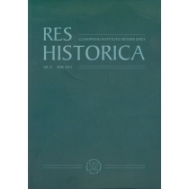Produkt oferowany przez sklep:  Res Historica 31. Czasopismo Instytutu Historii UMCS