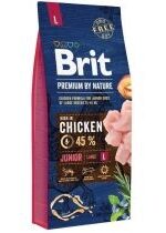 Produkt oferowany przez sklep:  Brit Premium by Nature junior L large chicken karma sucha dla psów 15 kg