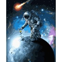 Produkt oferowany przez sklep:  Malowanie po numerach. Astronauta 40 x 50 cm