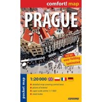 Produkt oferowany przez sklep:  Praga / Prague - laminowany plan miasta 1:20 000 – mapa kieszonkowa