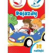 Produkt oferowany przez sklep:  Naklejam i koloruję. Pojazdy