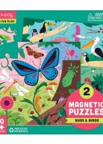 Produkt oferowany przez sklep:  Puzzle magnetyczne 2w1 Robaki i ptaki 4+ Mudpuppy