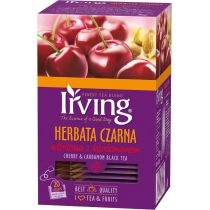 Produkt oferowany przez sklep:  Irving Herbata czarna wiśniowa z kardamonem 20 szt.