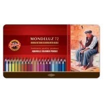 Produkt oferowany przez sklep:  Koh-I-Noor Kredki Mondeluz w metalowym opakowaniu 3727 72 kolory