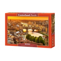 Produkt oferowany przez sklep:  Puzzle 1000 el. Bridges of Florence Castorland