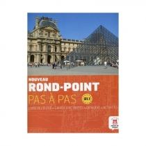 Produkt oferowany przez sklep:  Nouveau Rond-Point Pas A Pas B1.1 Język Francuski Podręcznik Z Ćwiczeniami + Cd